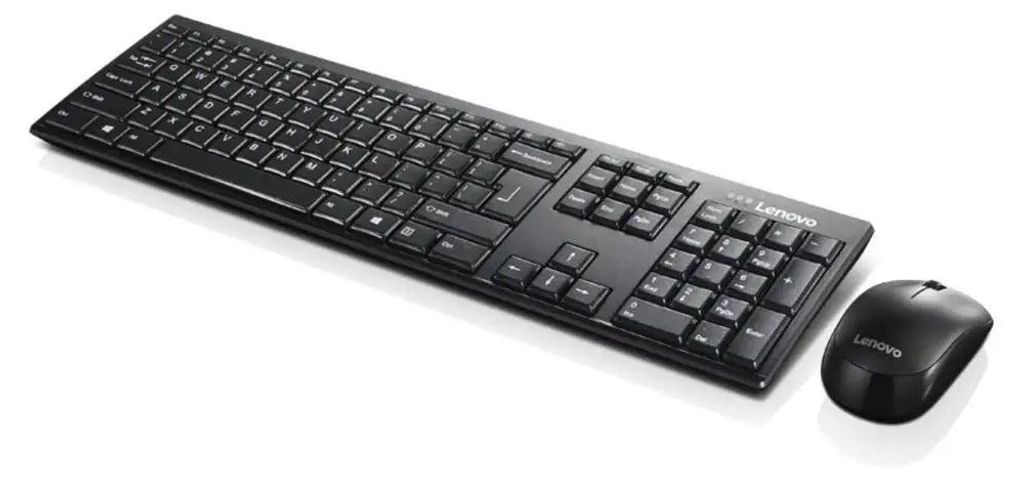Lenovo GX30L66303, Taille complète (100%), QWERTY, Noir, Image du produit 