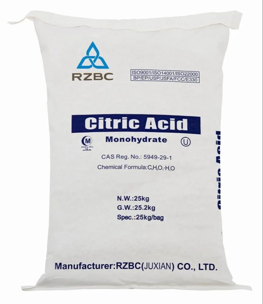 Zitronensäure Sack 25 kg Monohydrat E330 Produktbild 