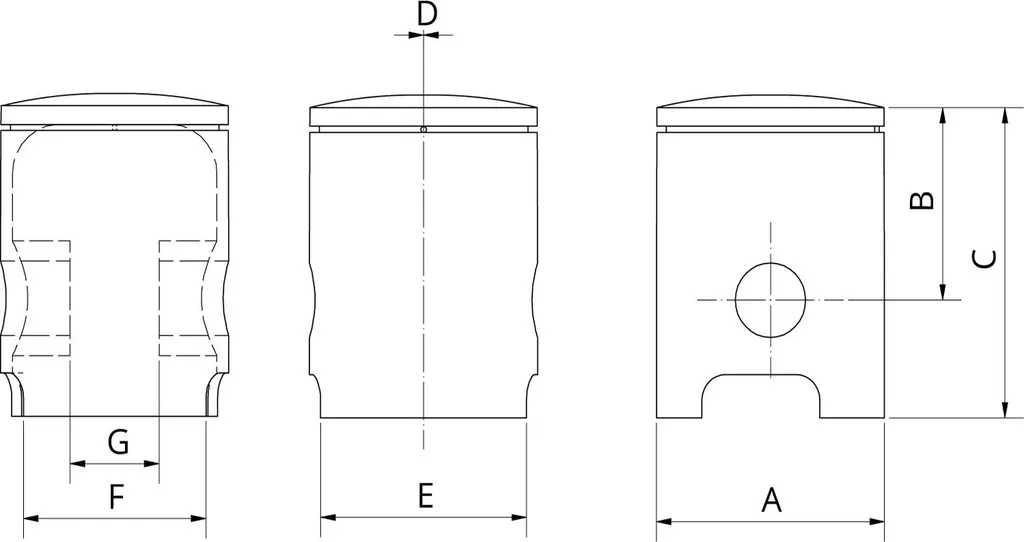 Piston ZT Ø37.97 : résolvez les pertes de compression Simson S51