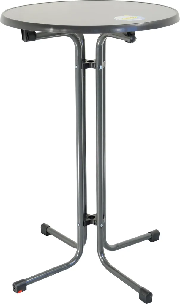 Table de bar Ø 70 cm plateau mélamine anti-rayures et entretien facile