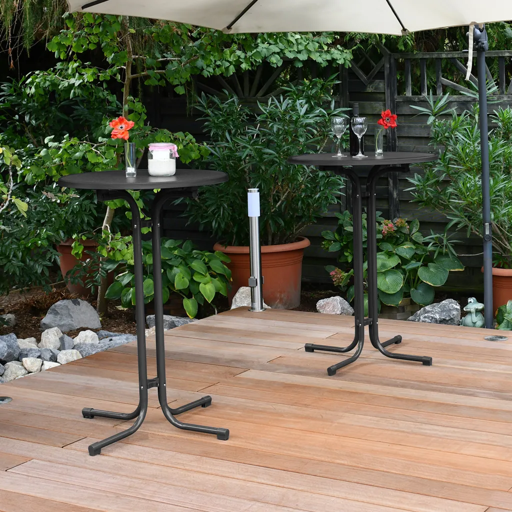 Beautissu Sylt Tavolo Alto Professionale HORECA | Ø 70-80 cm - 10