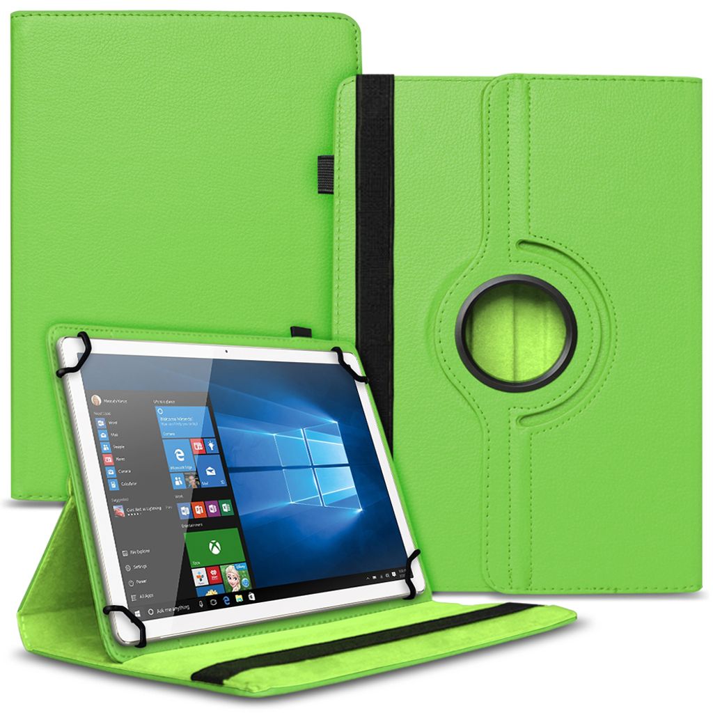 Schutzhülle für Telekom T Tablet Hülle Schutz Tasche 10,4 Zoll Case 360° DrehbarFarbe:Grün