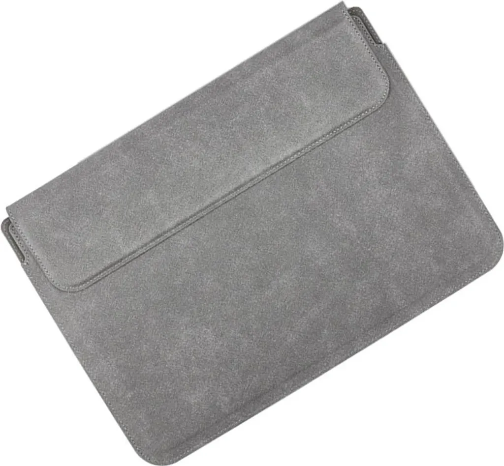 INF Custodia Grigia in Pelle per Laptop 13 Pollici con Supporto di Raffreddamento