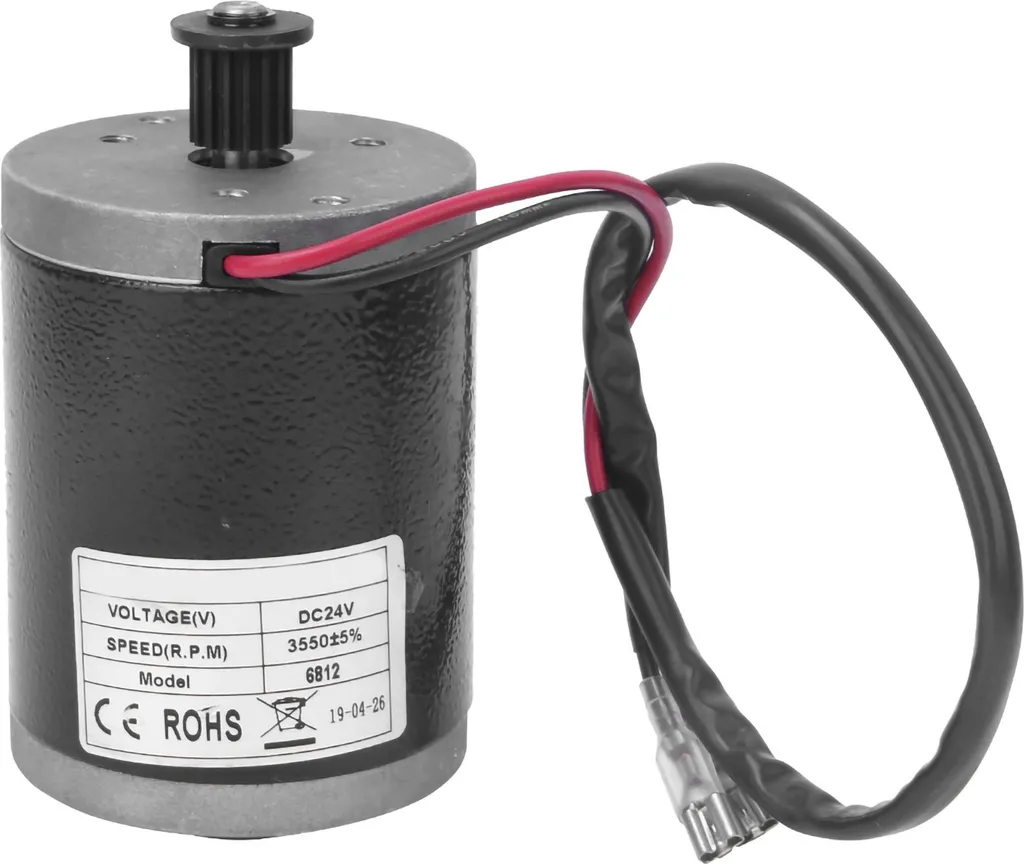 Moteur DC 24V 100W Haute Puissance avec Roue de Synchronisation Intégrée