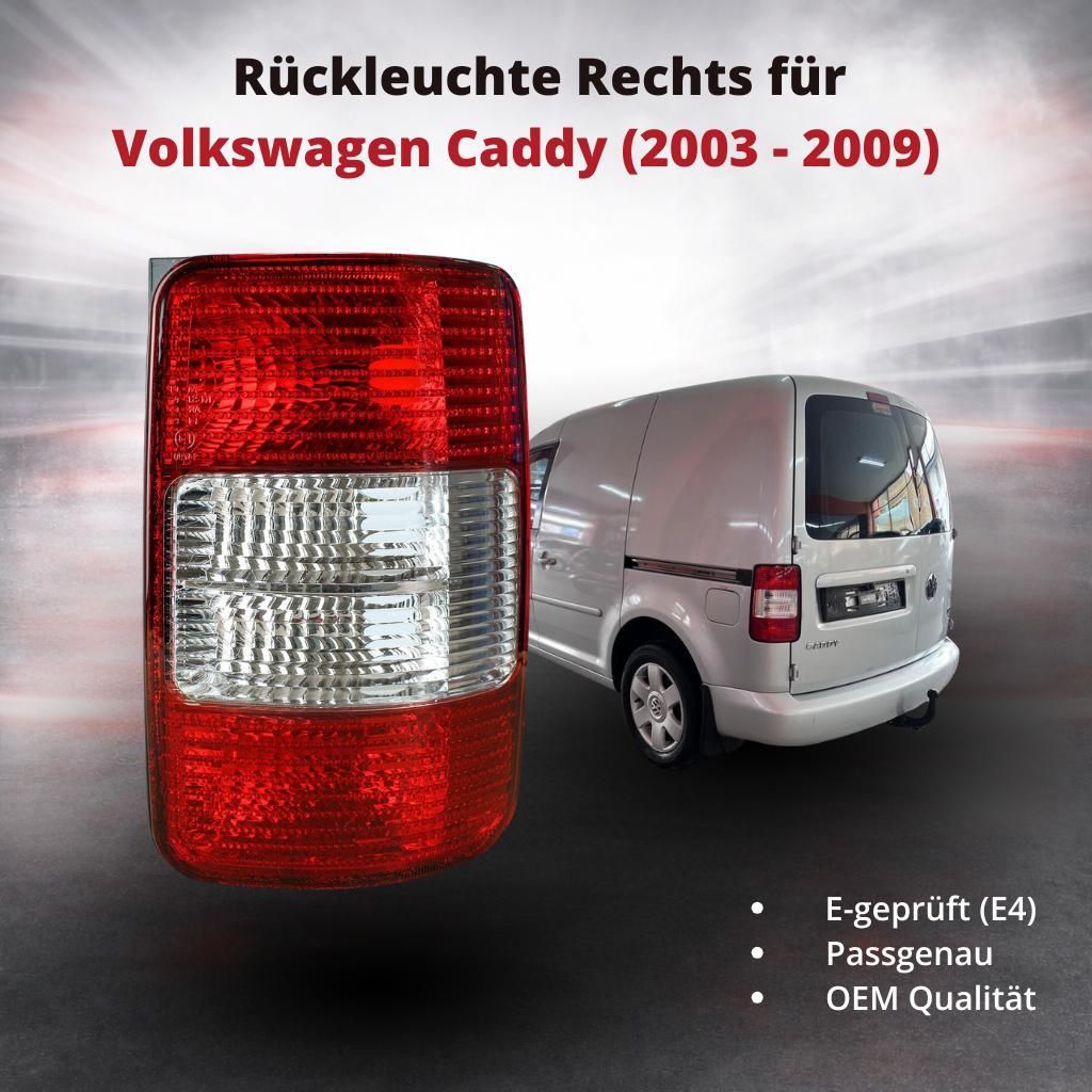 Rückleuchte Heckleuchte Rücklicht Rechts für Volkswagen Caddy (2003 - 2009) OEM:2K0945096D