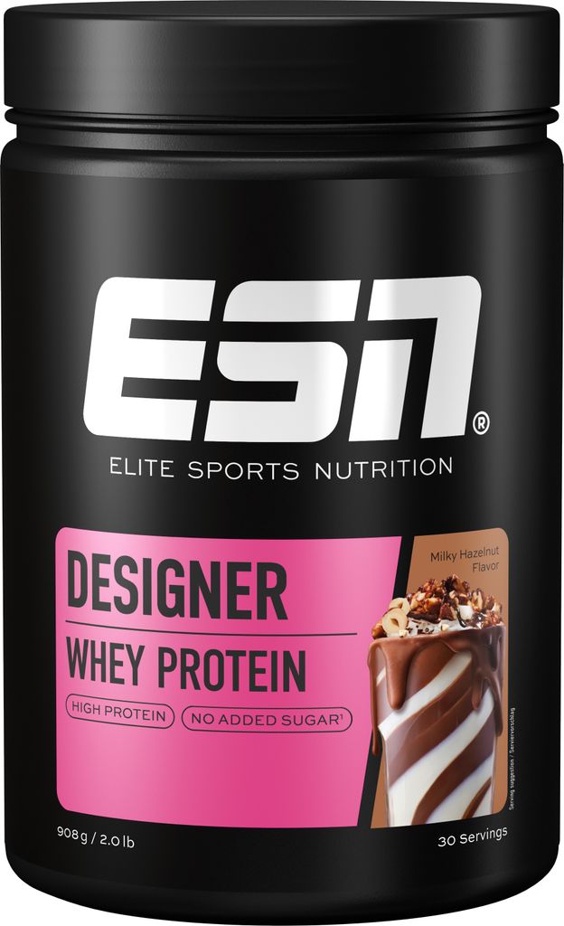 ESN Designer Whey Protein, Puder, Molkenproteinkonzentrat, Produktbild 