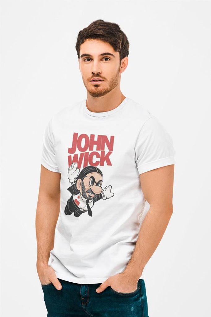 D&B Uni Polo MO00027_JohnWick_Weiß-Größe M