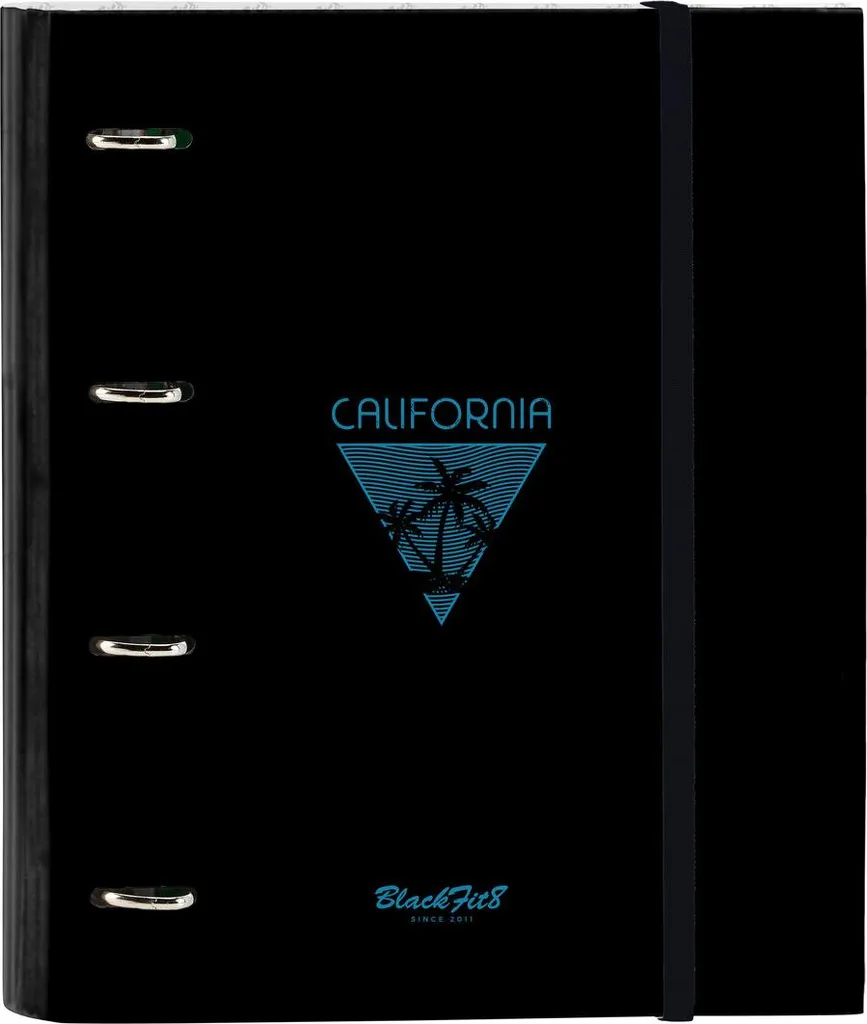 Raccoglitore BlackFit8 California Blue 4 Anelli 27x32x3,5 cm - Offerta
