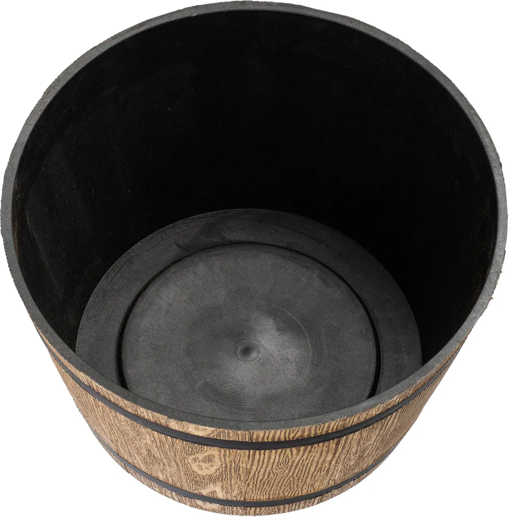 Cache-pot Design Sori 23 cm Marron Clair pour Plantes et Arbustes - 3