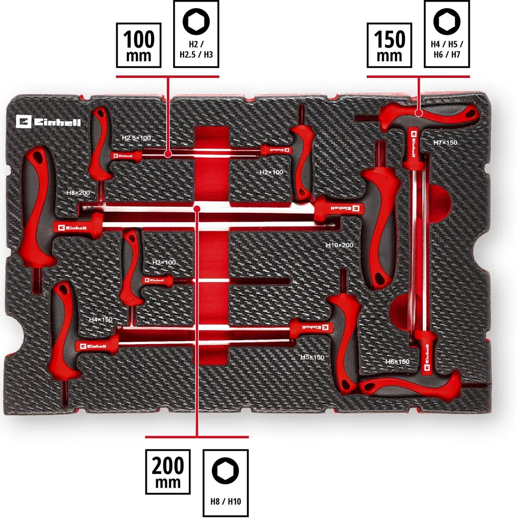 Tournevis pour Montage de Machines Einhell avec Rangement E-Case Pro - 3