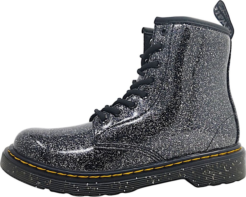 Dr. Martens Cosmic Glitter Stiefel Schwarz in Gr. 36