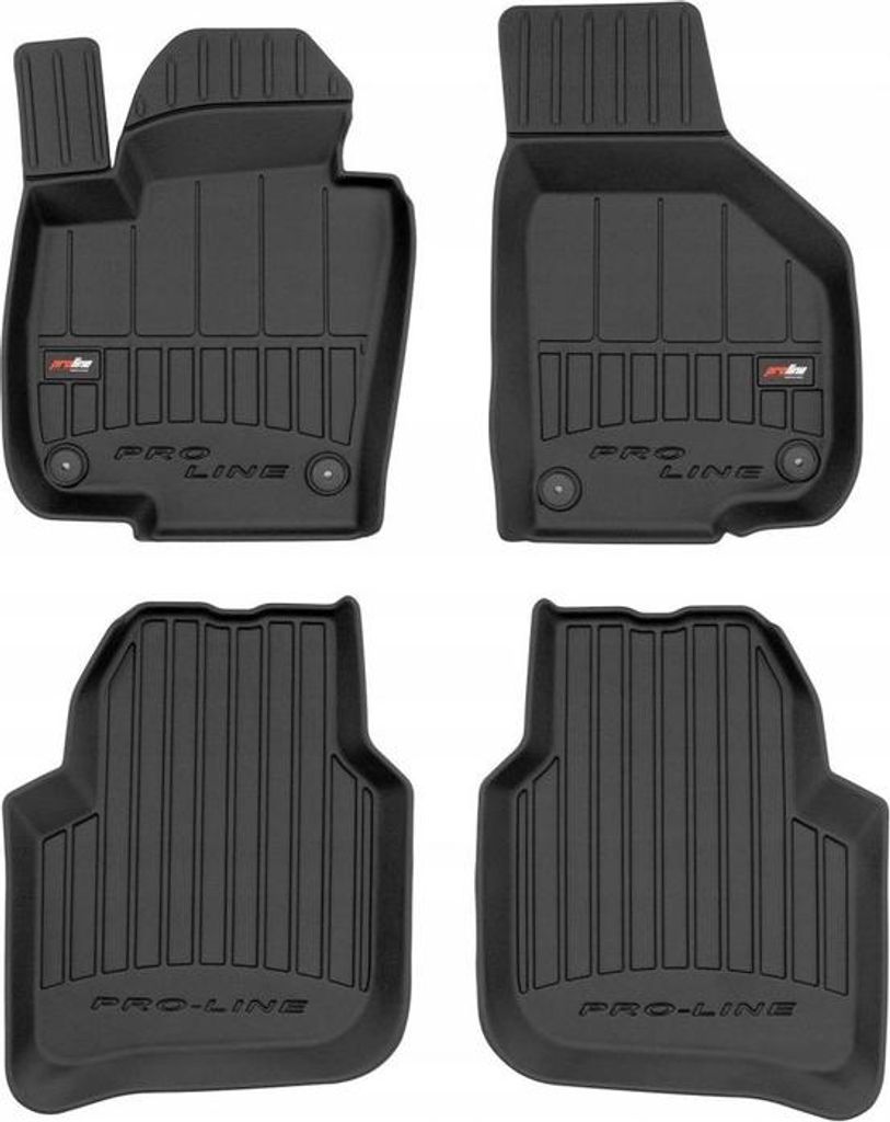 Dywaniki Gumowe Korytkowe  F 3D Skoda Superb Ii 2008-2015 Zdjęcie produktu 
