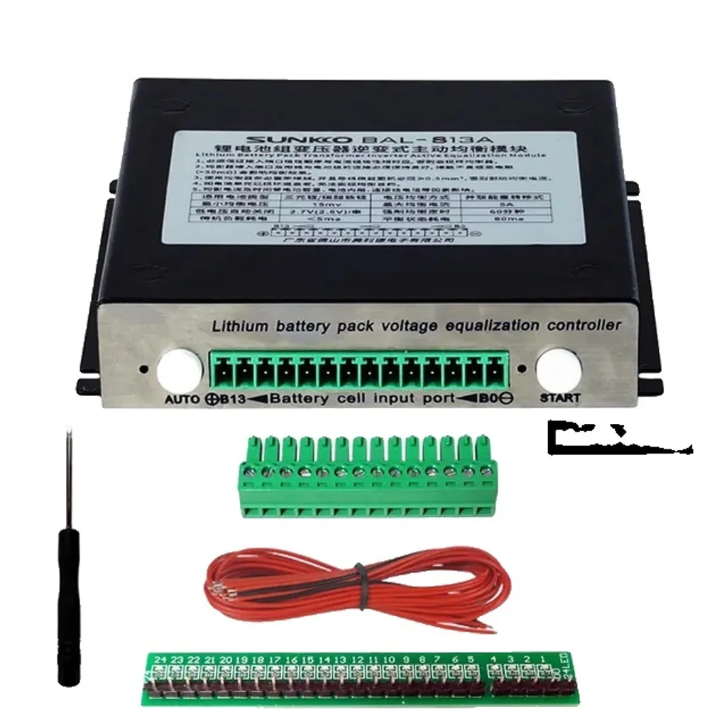 Module d'équilibrage actif LiFePO4 4S-13S 5A avec boîtier de protection