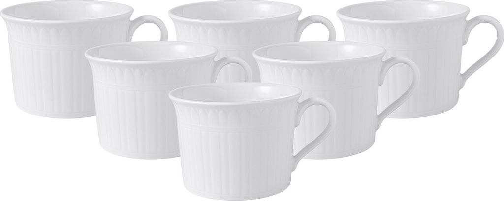 Villeroy & Boch Cellini Cappuccinotasse 350 ml 6er Set
