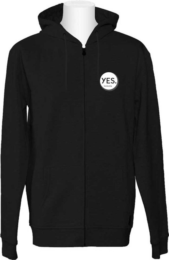 Yes. Logo Kapuzenpullover Schwarz XL Mann Schwarz XL