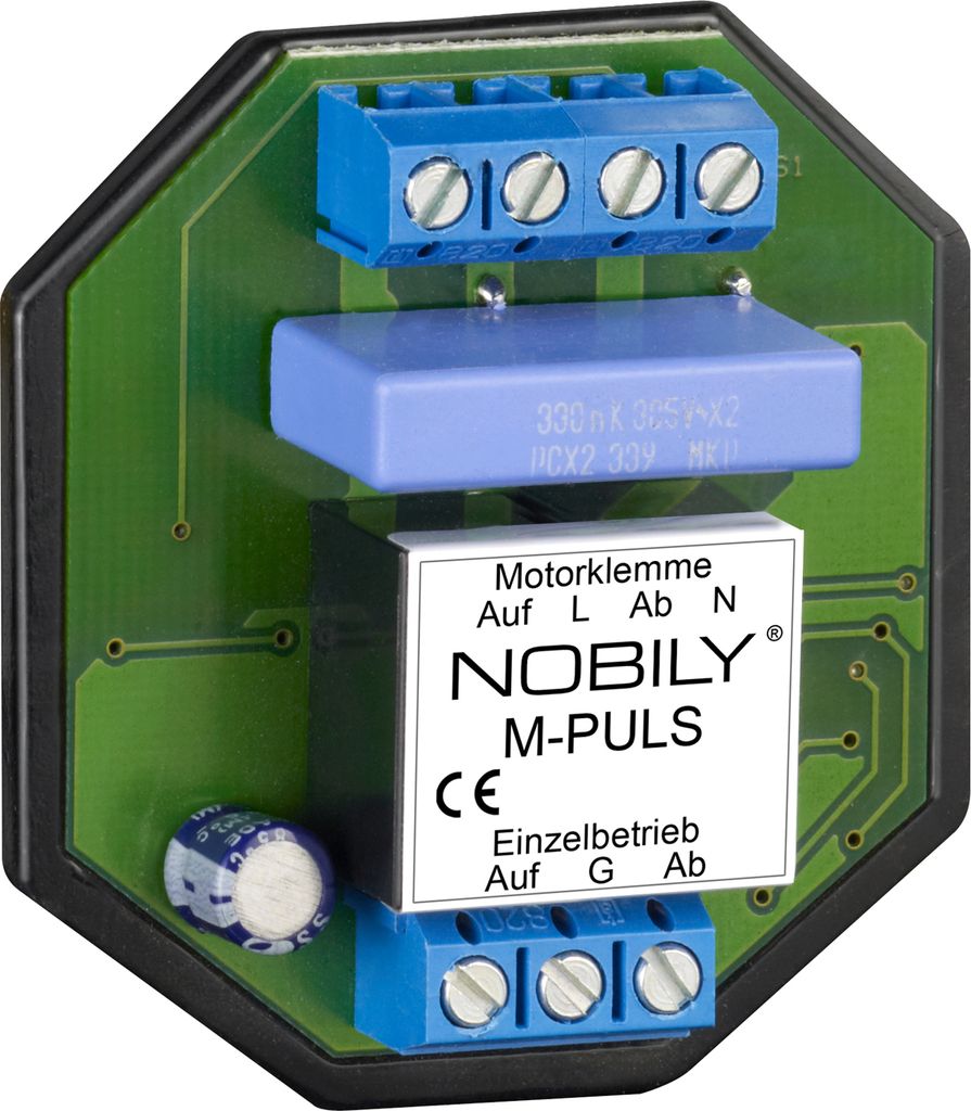 Mehrpunktsteuerrelais M-PULS mit Selbsthaltung (180 Sek) Relais Rolladenmotor Rolladen Rollladen Steuerung Rohrmotor Jalousiemotor Jalousie