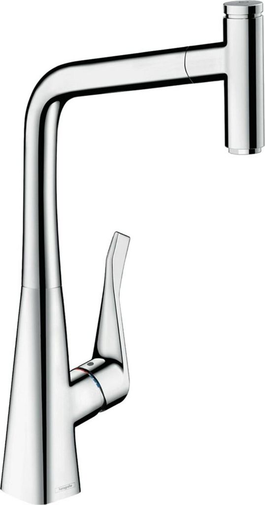 hansgrohe SPT 320 Metris Sel. M71 EcoSm. mit Ausziehbrause, 1jet, chrom
