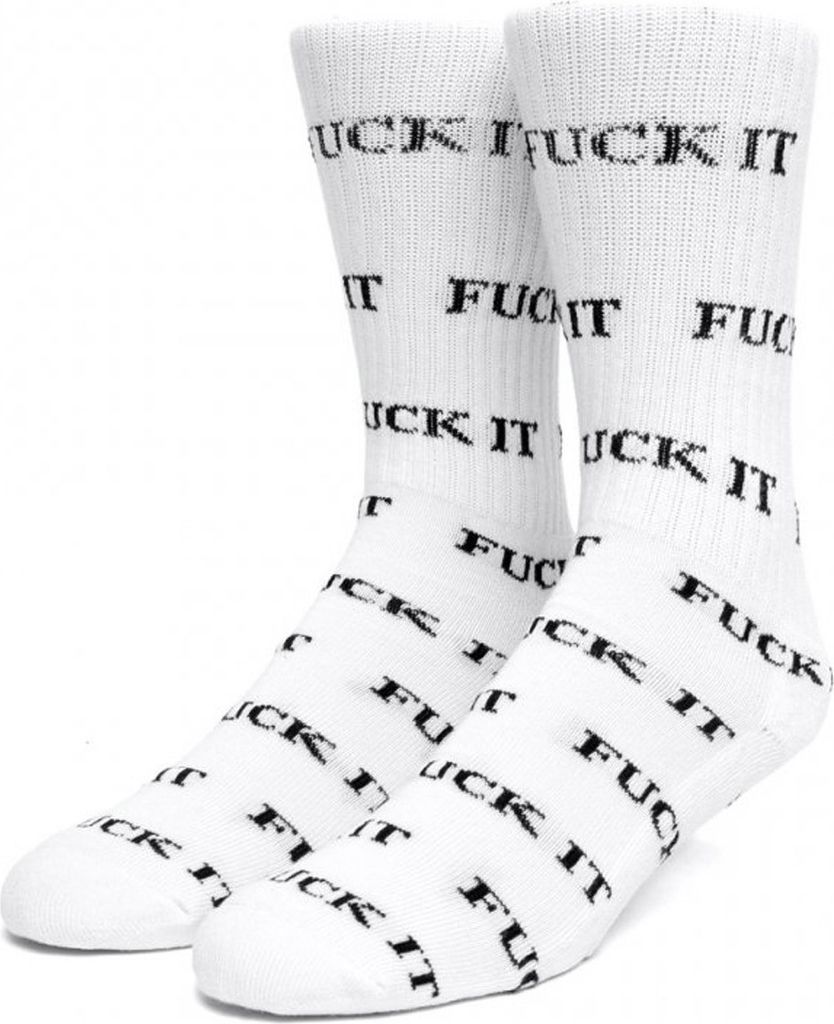 HUF Socken Fuck It Sock, Größe:ONESIZE, Farben:white