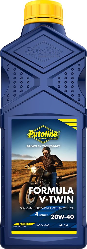 Putoline Motoröl Formula V-Twin 20W-40 4T 1 Liter Flasche / API SM, JASO MA2 teilsynthetisch