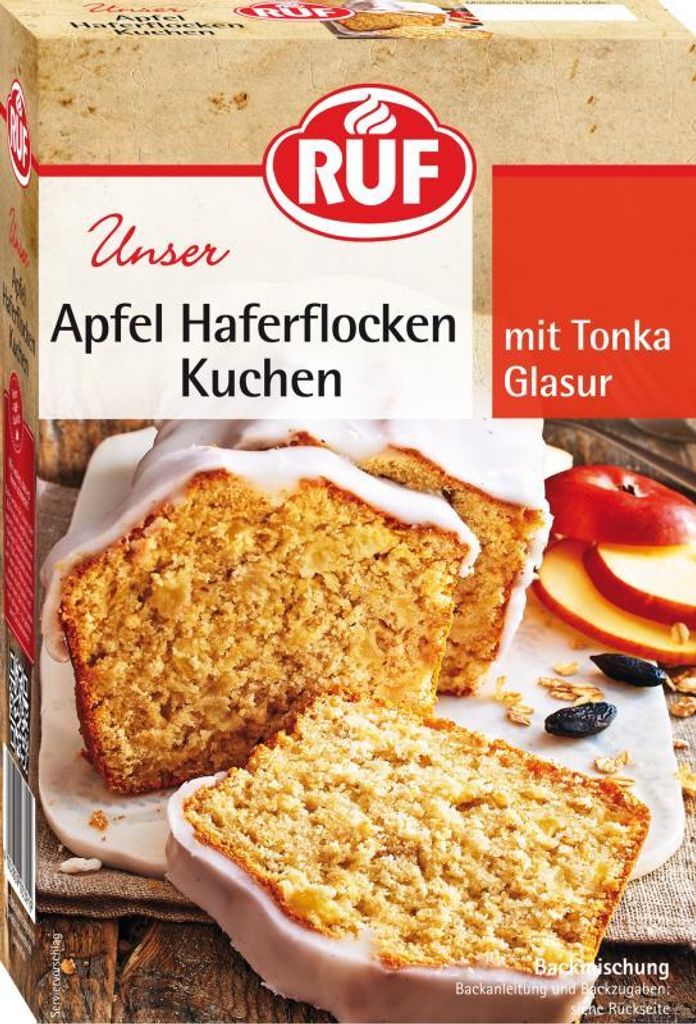 RUF Apfel Haferflocken Kuchen Backmischung Produktbild 