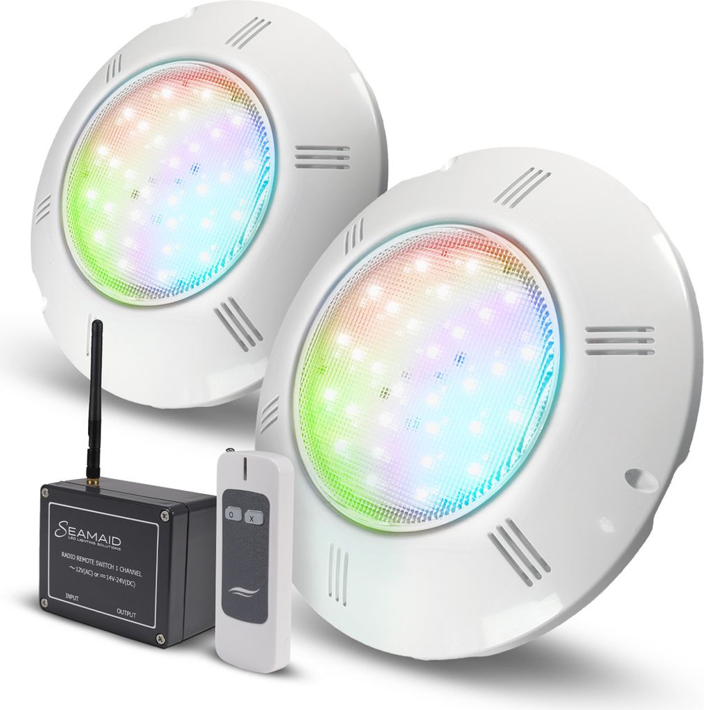 BWT SeaMaid Flachscheinwerfer LED RGB 2er-Set