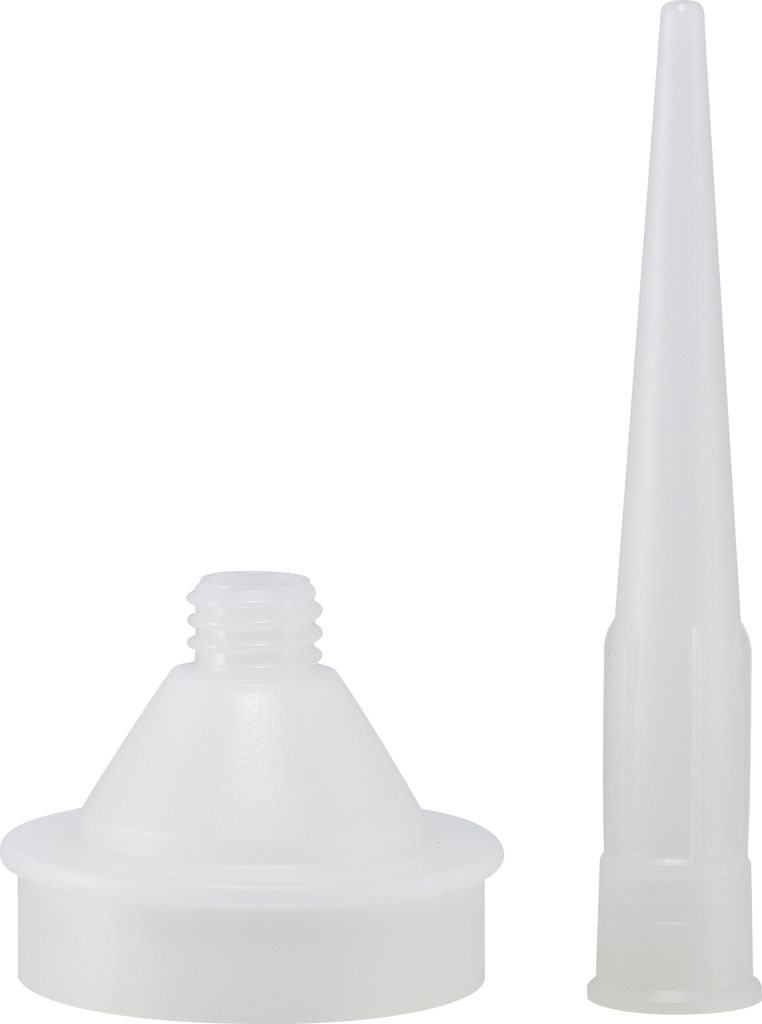 Adapter für Schlauchbeutel inkl. Kartuschenspitze, im Blisterkarton DE/IT/FR/PL/EN