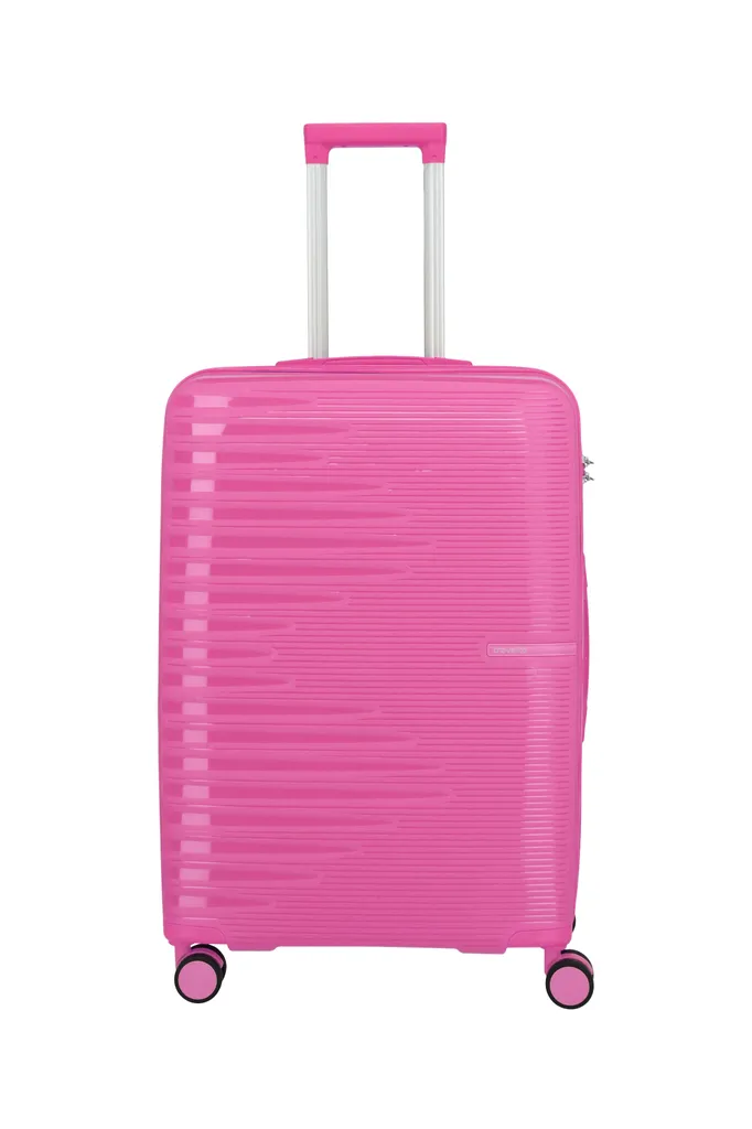 Valise robuste Travelite Pacific 67 cm rose anti-choc 4 roues