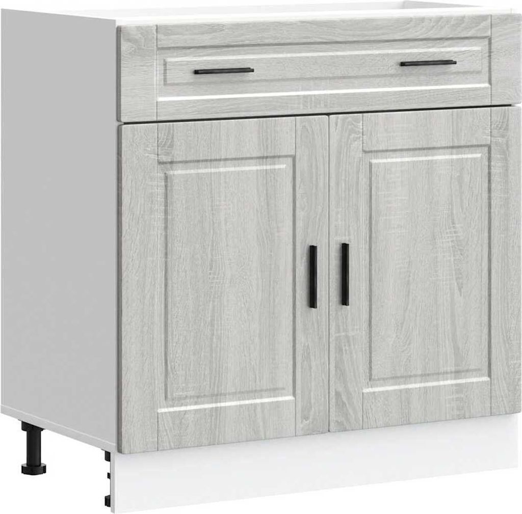 "im Sonderangebot"Hängeschrank/Küchen-Unterschrank - elegantes Design - Küchenmöbel/Buffetschrank - Porto Grau Sonoma Holzwerkstoff - Küchensc...