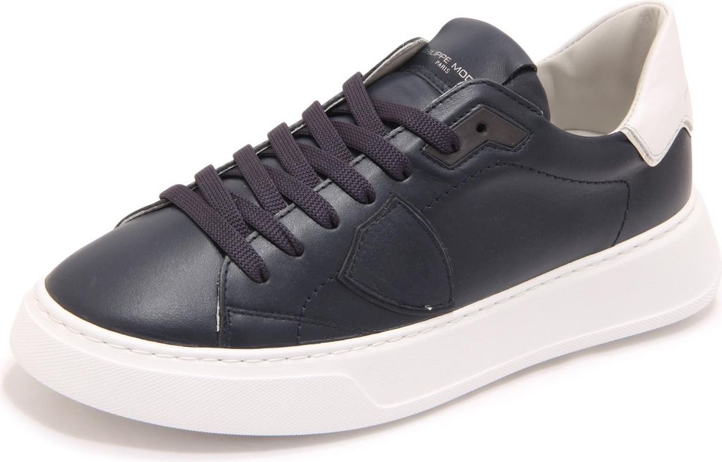 6278Az Sneaker Uomo Philippe Modell Tempel Niedrigen Mann Schuhe Blau