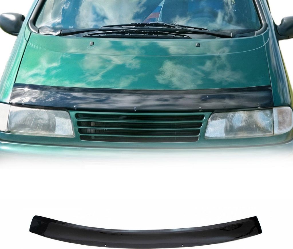 Motorhaube Deflektor Insekten Steinschlagschutz für VW Sharan 1995-2000 Dunkel