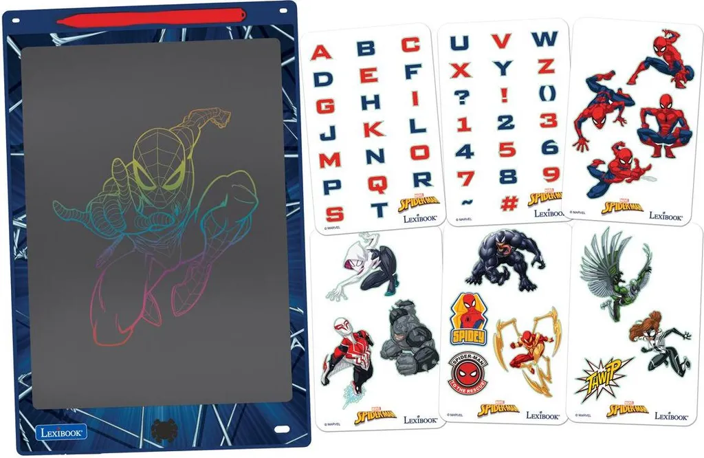 Tablette à Dessins électronique Spider-Man Multicolore pour Enfant