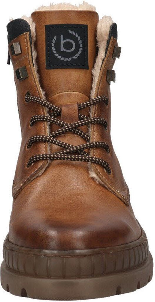 Bugatti Herren Schnürstiefel Mit Wechselfußbett – Warm Gefüttert, Aus Leder, Mit Reißverschluss