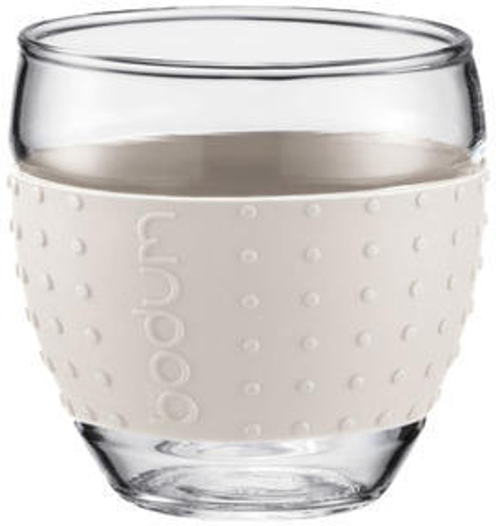 Bodum PAVINA 2 Stück Glas, 0,35 l, Cremefarben