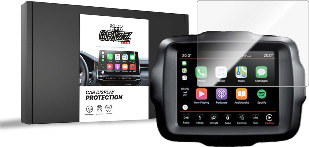 Keramische Autodisplayfolie für Dodge Challanger 8,4" (2011-...), Grizz Protector