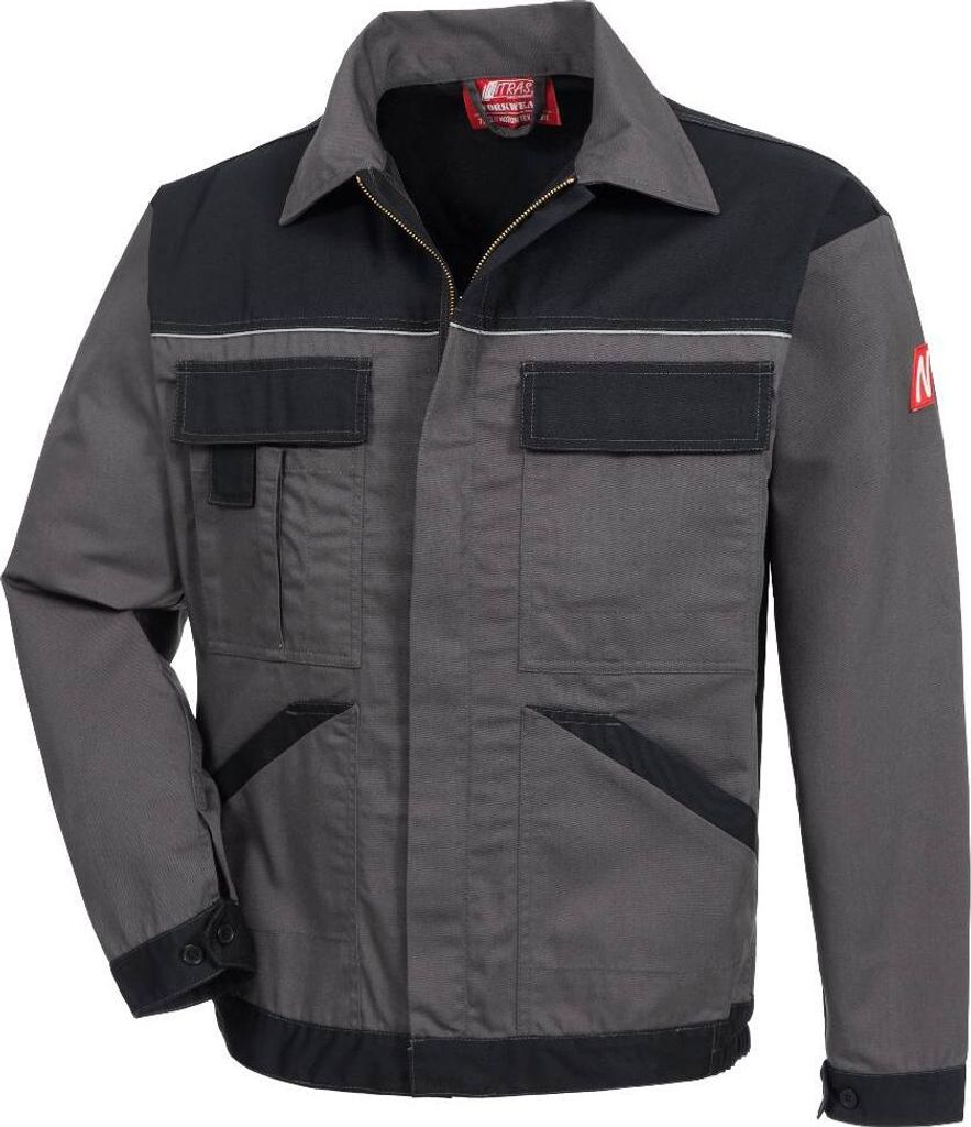 NITRAS Arbeitsjacke MOTION TEX LIGHT Gr. 66 grau