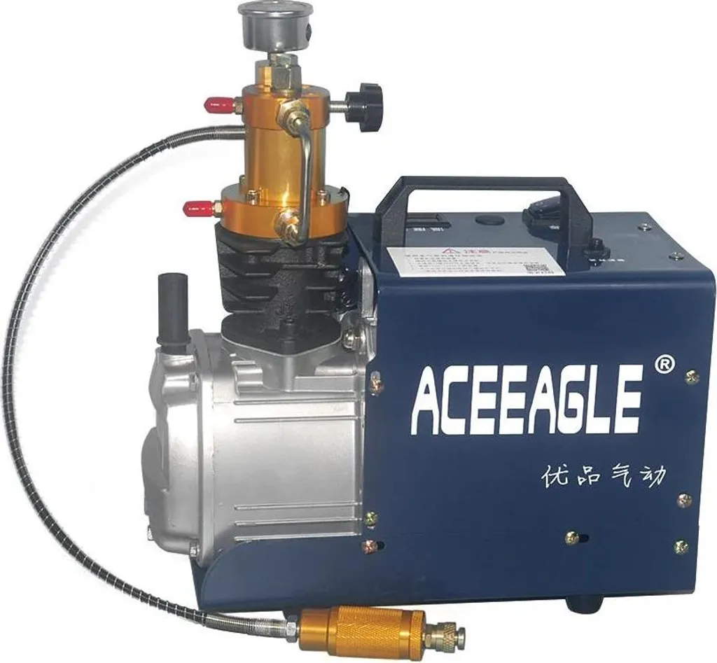 Compresseur air haute pression PCP 300 bar 4500 PSI bleu électrique 220V