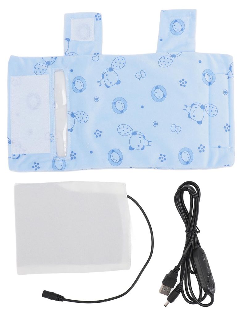 Babyflaschenwärmer mit 3 Heizstufen, Isolierung und Timer, tragbarer USB-Anschluss für unterwegs im Auto