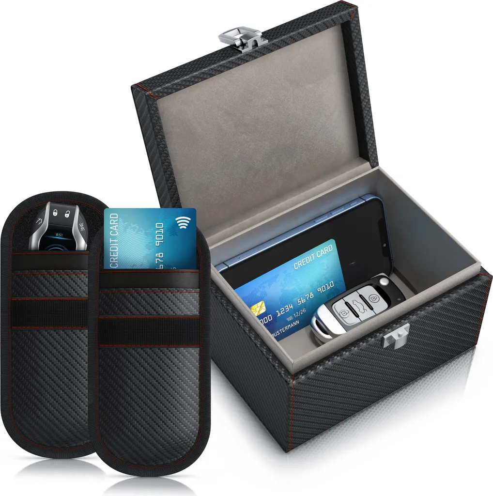 Set Aplic Luxury Protection: Box Faraday e Custodie RFID Premium