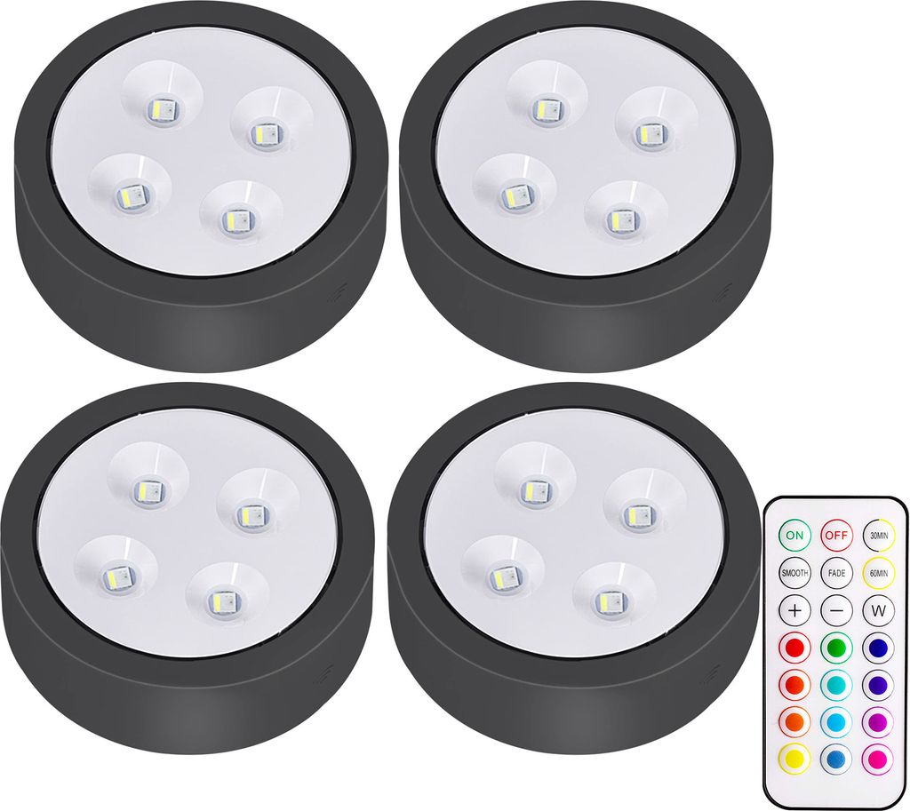 Luci LED Sottopensile Ricaricabili - 6 Pezzi, 13 Colori, Telecomando | Per Armadi, Scale, Vetrine - Foto 11