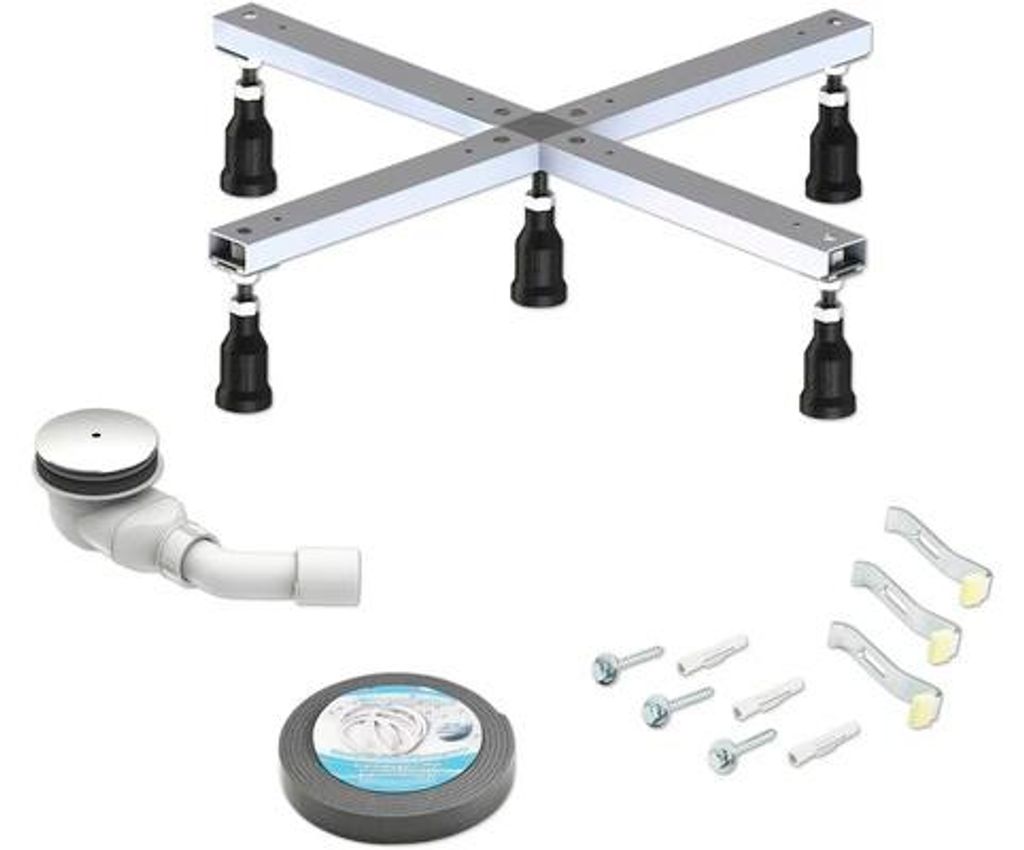 Montageset für Brausewannen Ø 90 mm Produktbild 