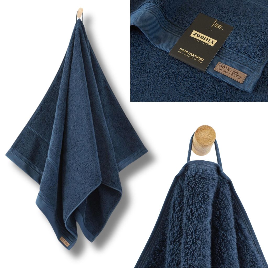 Handtuch - 100% Baumwolle - 650g/m2 - 100x150 cm - Extra Saugfähig - Dunkelblau - hohe Grammatur - QUEEN