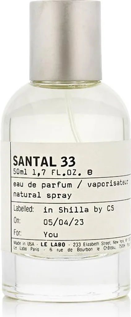 Santal 33 Le Labo 50 ml - Parfum Intense aux Notes de Cuir et de Santal