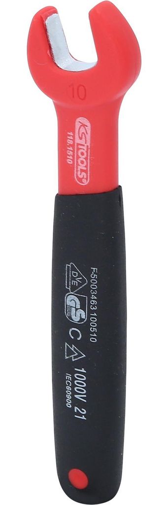 KS Tools Isolierter Maulschlüssel, 10 mm, 118.1510
