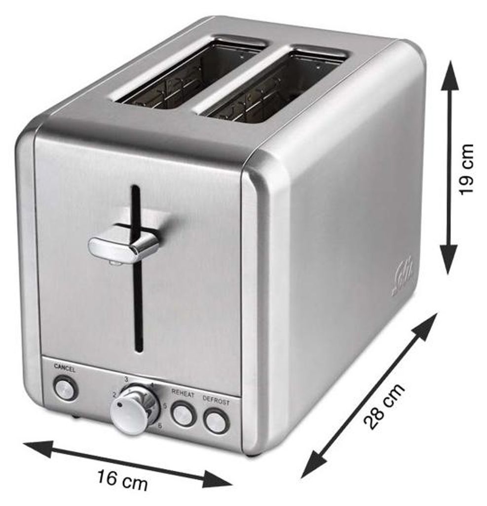 SOLIS Tostapane 2 fette 780-925 W 6 pezzi. Funzionamento. Immagine del prodotto 