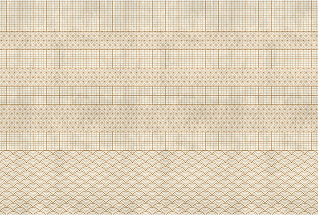Tadessi Fototapete | Modern | 4.00 m x 2.70 m | Beige | Orange | Wandbild | Digitaldruck