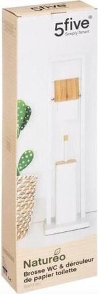 5 five simply smart - Abroller und bürste "naturéo" weiß Produktbild 4