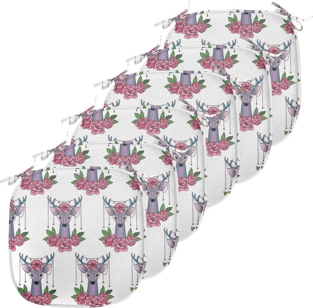 Coussins de Chaise Anti-Taches et Imperméables 40x40 cm - Pack de 6
