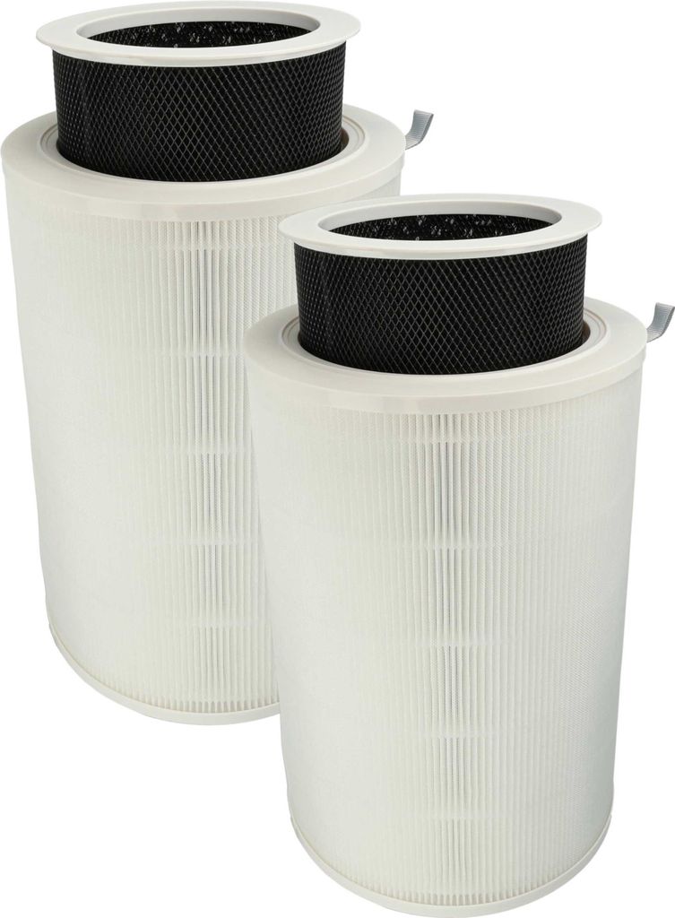 vhbw 2x Luftilter Ersatz für Trebs 15679093 für Luftreiniger - Kombifilter Vorfilter + HEPA + Aktivkohle