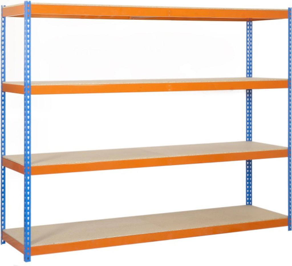 Simonrack Schwerlastregal SIMONFORTE 1806-4 458100045201868 blau, orange 180,0 x 60,0 x 200,0 cm