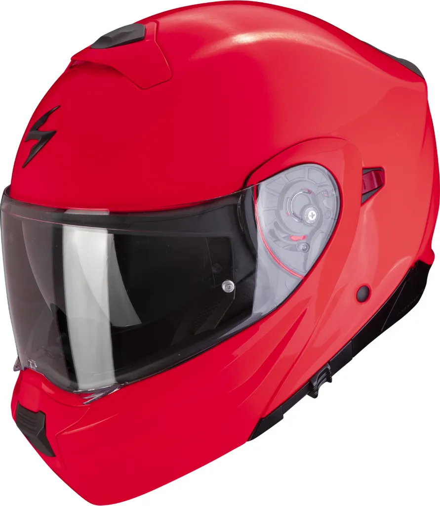 Casque de Moto Scorpion Exo-930 Evo Confortable et Modulable Rouge S